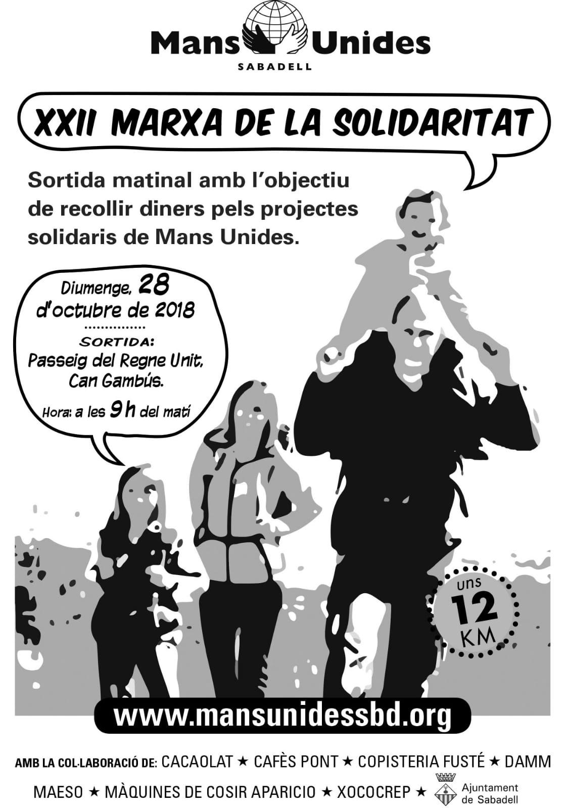DOSSIER INFORMATIU XXII MARXA DE LA SOLIDARITAT 2018